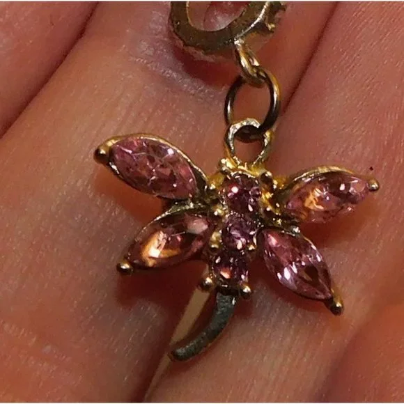 Pink Dragonfly Necklace - Picture 7 of 7